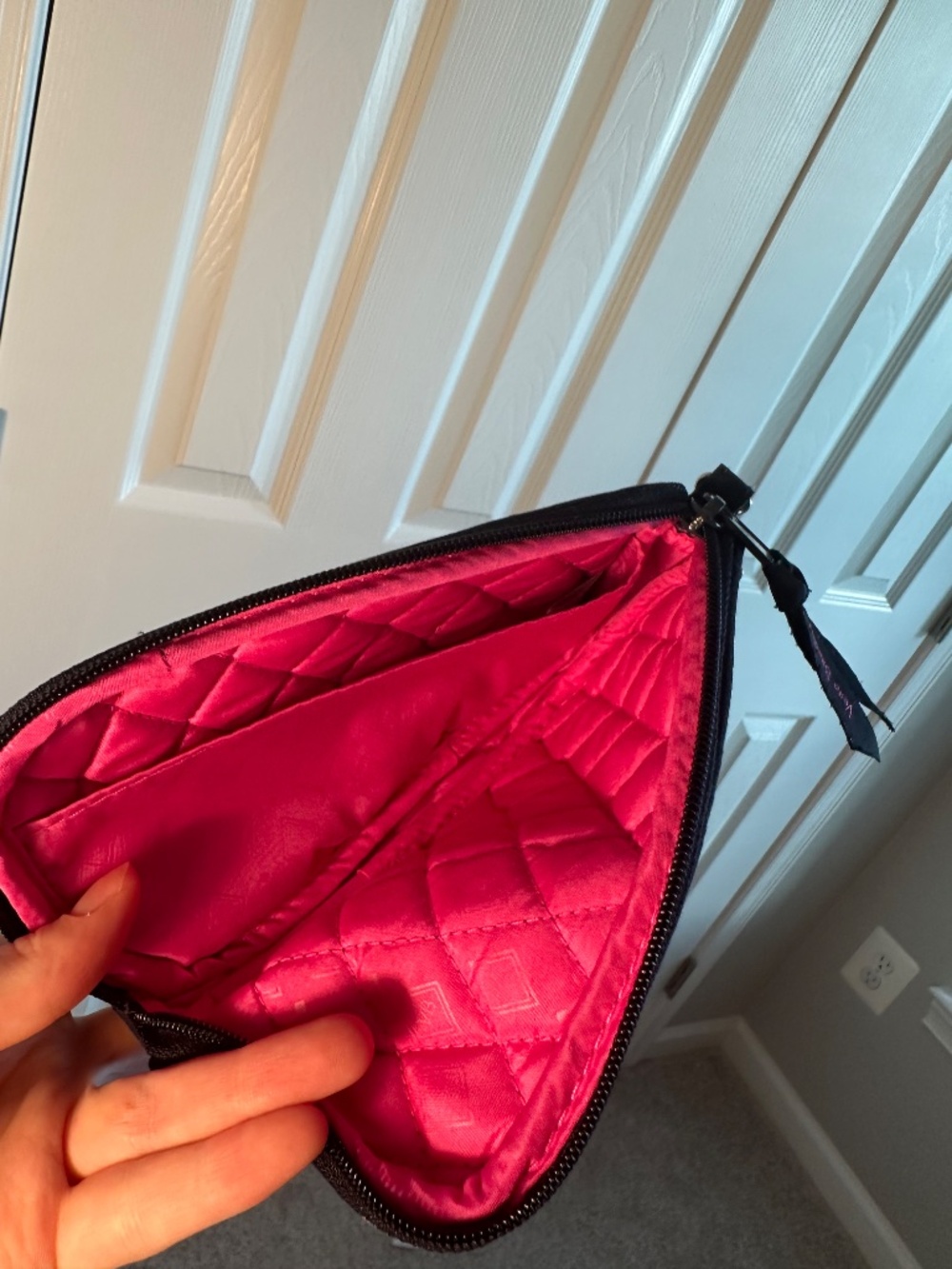 Vera Bradley RFID Crossbody Wallet Wristlet Retired Print (Flamingo Fiesta) - Picture 9 of 10